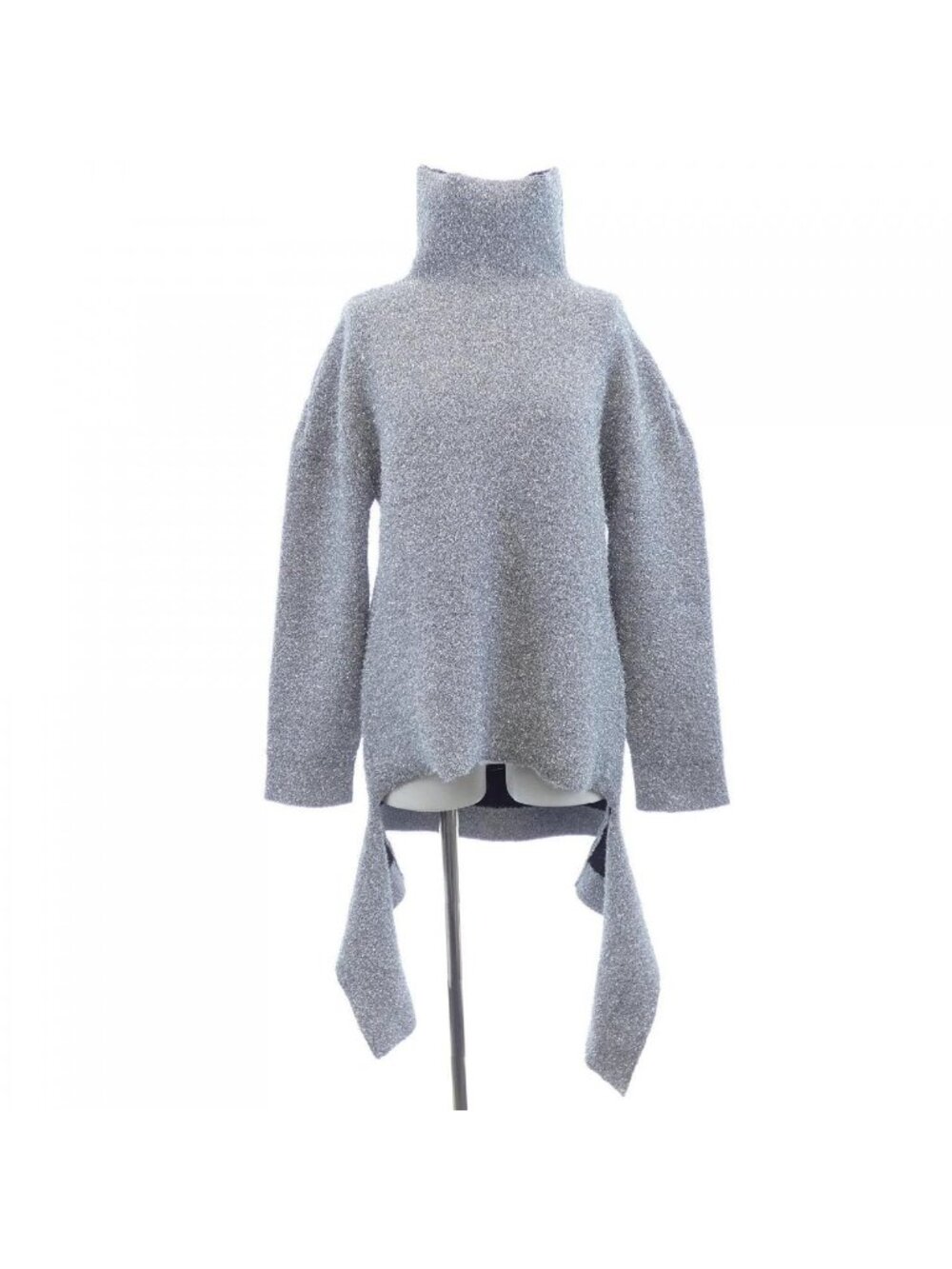 Balenciaga Knit Sweater Silver